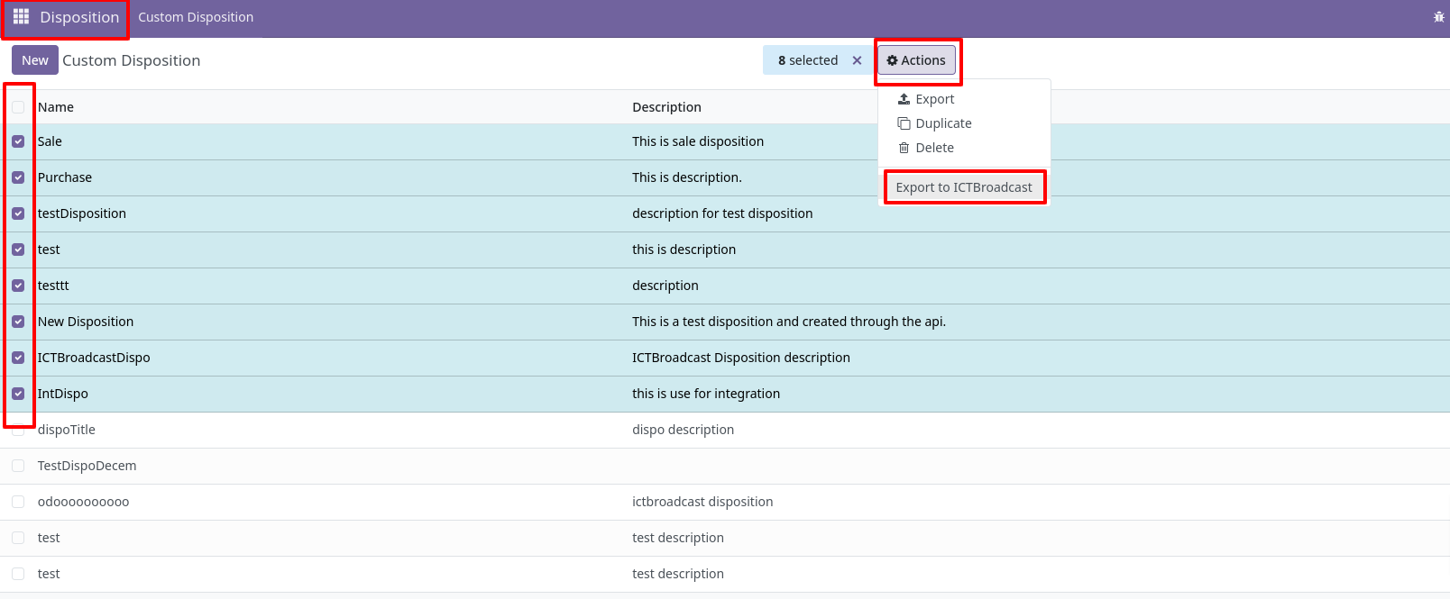 disposition management